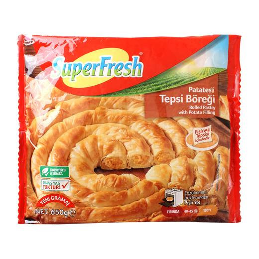 SÜPERFRESH TEPSİ BÖREĞİ PATATESLİ 650GR