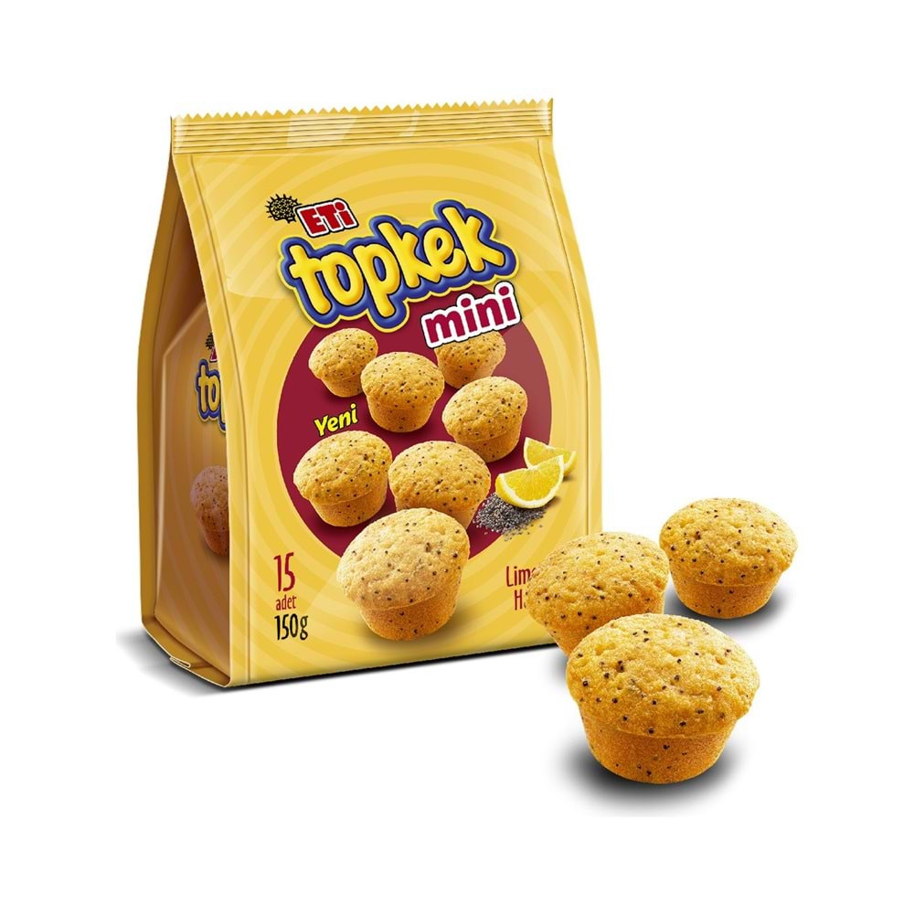 ETİ TOPKEK MİNİ LİM.HAŞHAŞLI 150GR
