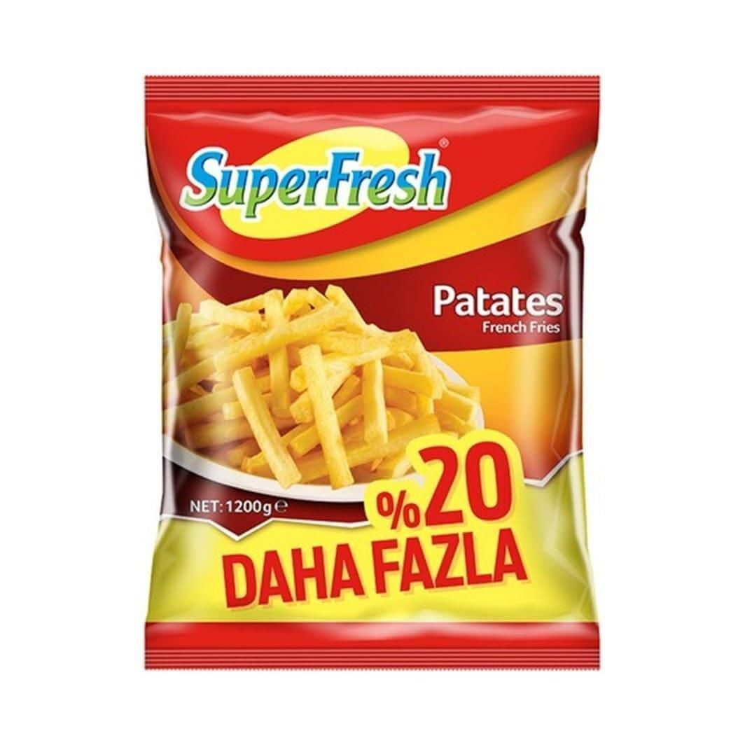 SÜPERFRESH PATATES PARMAK 1200GR