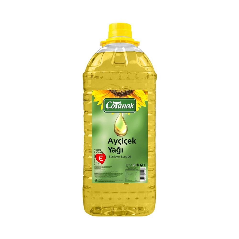 ÇOTANAK AYÇİÇEK YAĞ 4LT PET
