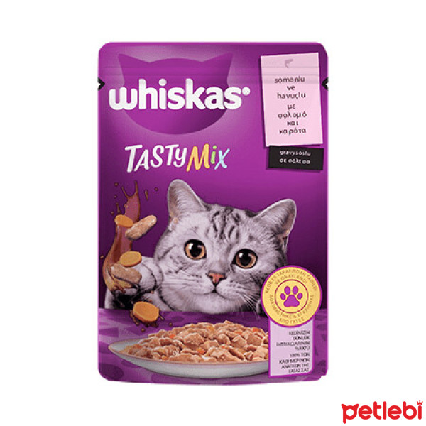 WHİSKAS POUCH SOMON HAVUÇ 85GR