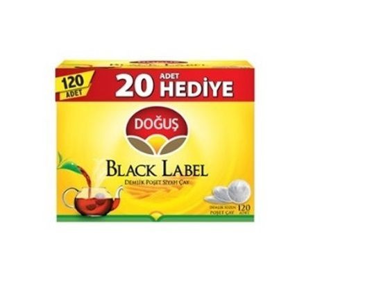 DOĞUŞ BLACK LABEL DEMLİK POŞET 120'Lİ