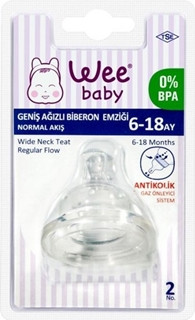 WEE GENİŞ AĞIZLI BİBERON EM.NORMAL NO:2 853