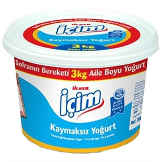 İÇİM KAYMAKSIZ YOĞURT 3000GR
