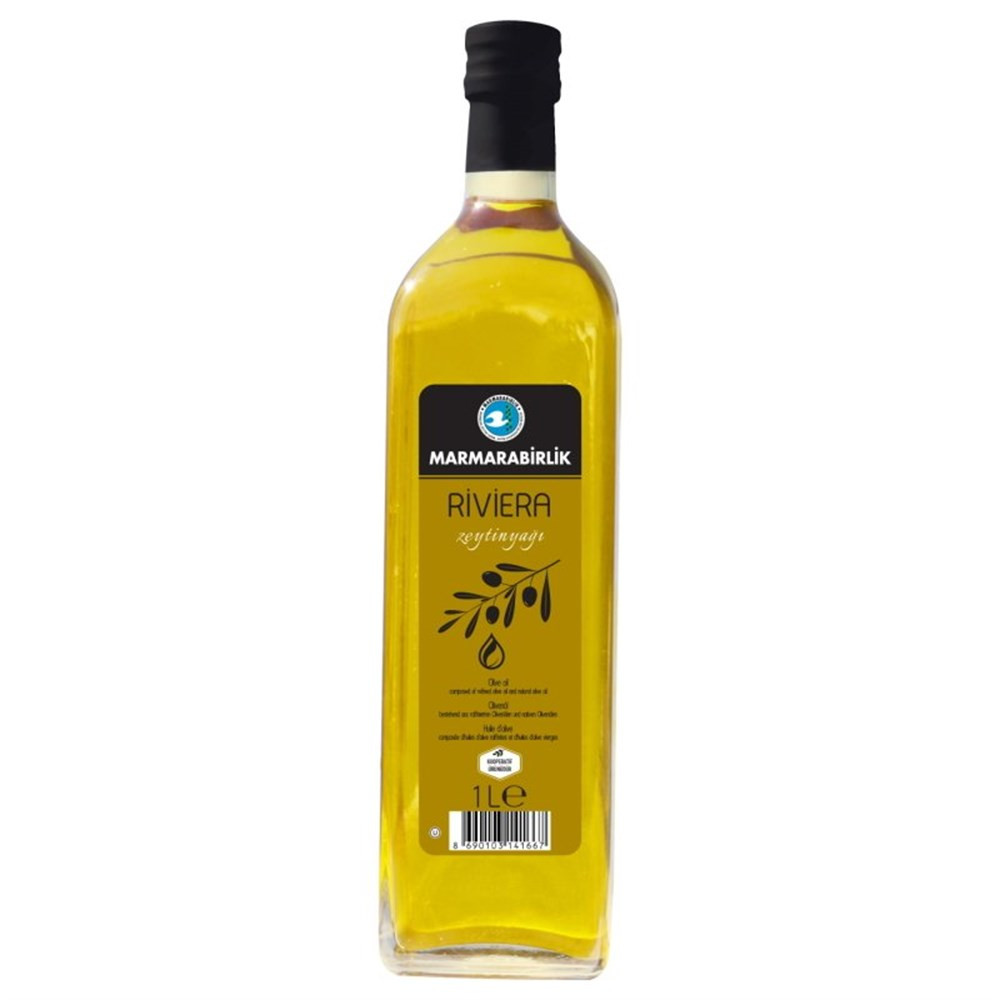 MARMARABİRLİK RİVİERA ZEYTİN YAĞ 1 LT CAM