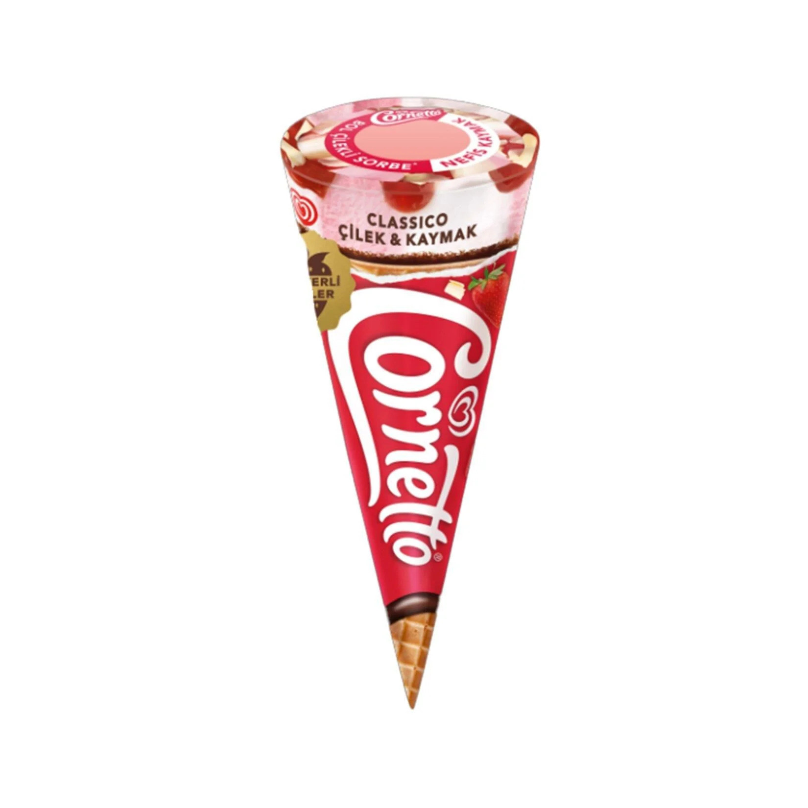 ALGİDA CORNETTO CLAS.ÇİLEK 120ML
