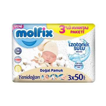 MOLFİX ISLAK HAVLU İZOTONİK Y.DOĞAN 3X50AD.