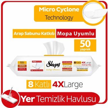 SLEEPY YER TEM.MOP ARAP SAB.50'Lİ