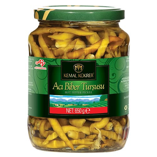 KEMAL KÜKRER ACI BİBER TURŞUSU 650GR