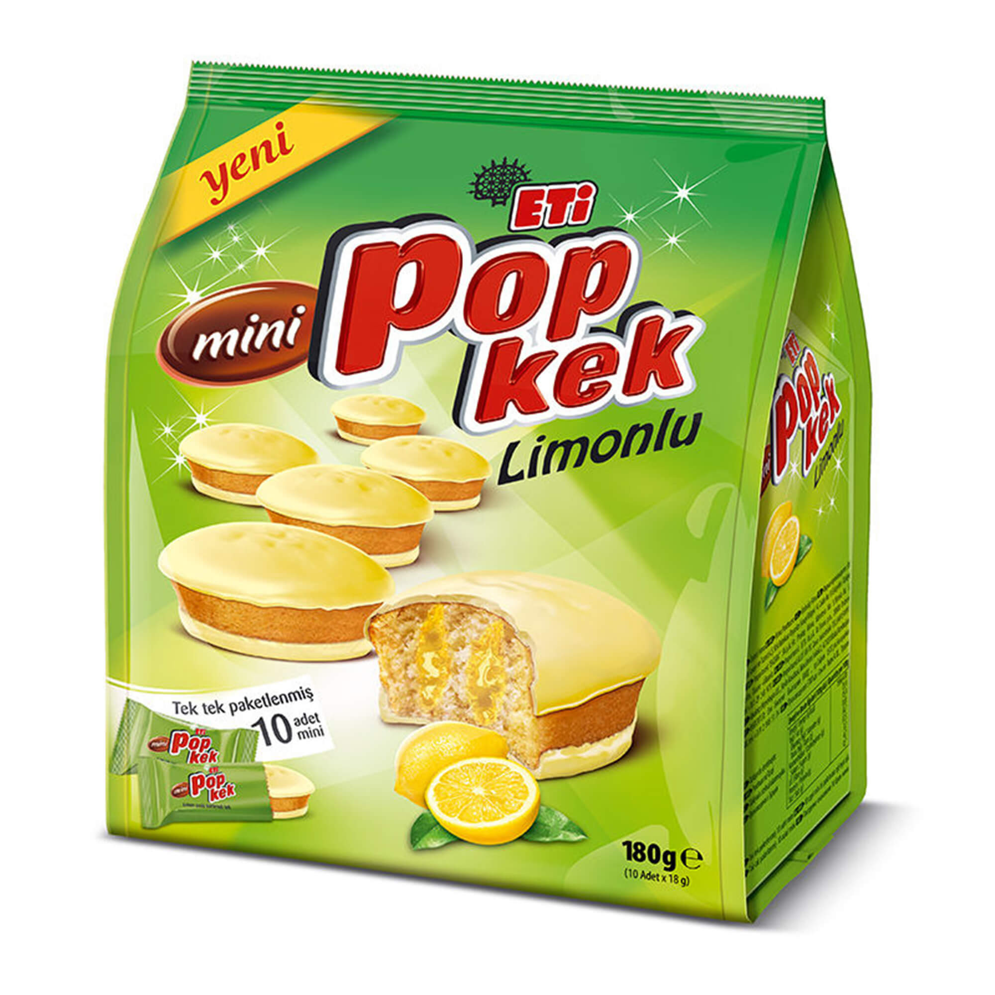 ETİ POPKEK MİNİ LİMON 180GR