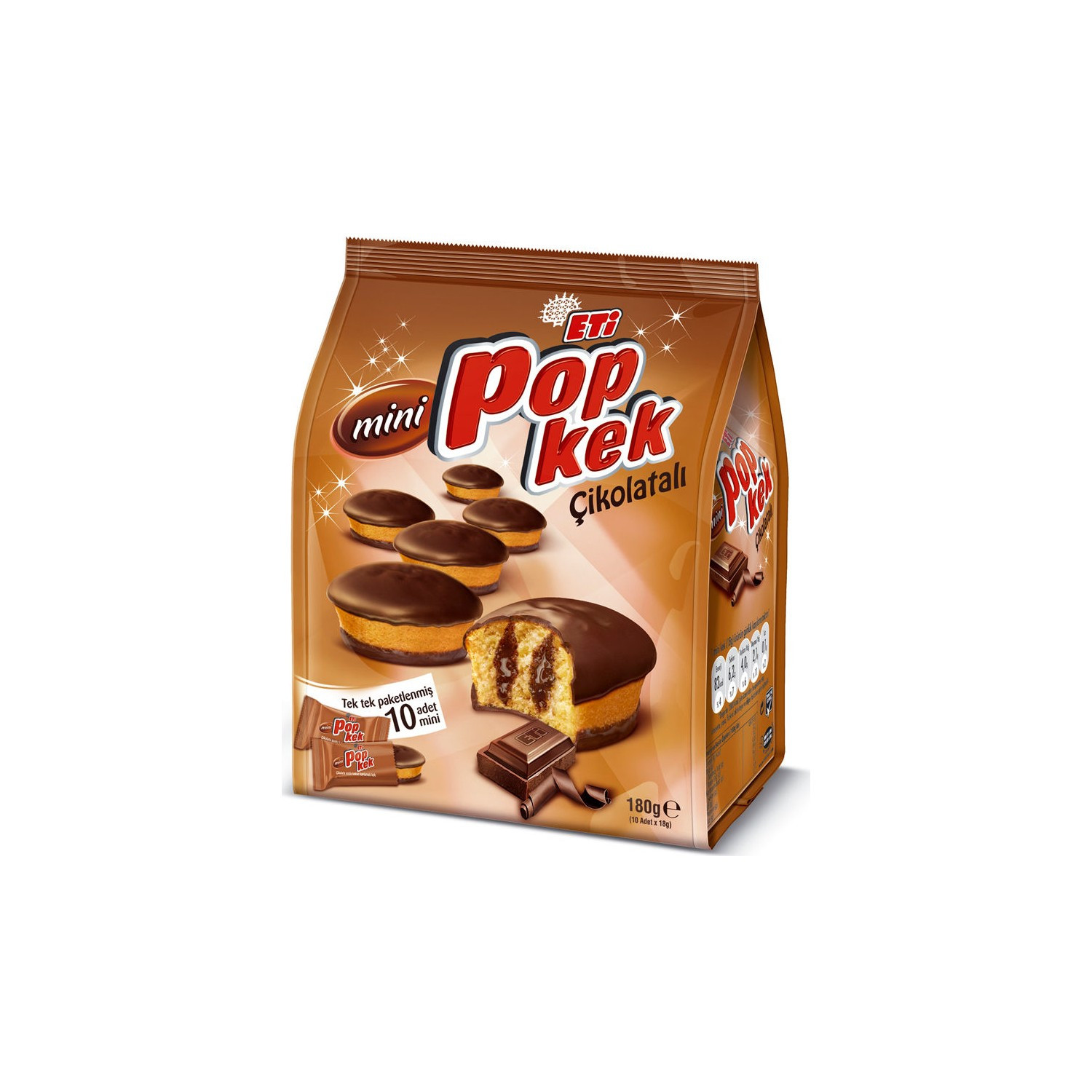 ETİ POPKEK MİNİ KAKAOLU 180GR