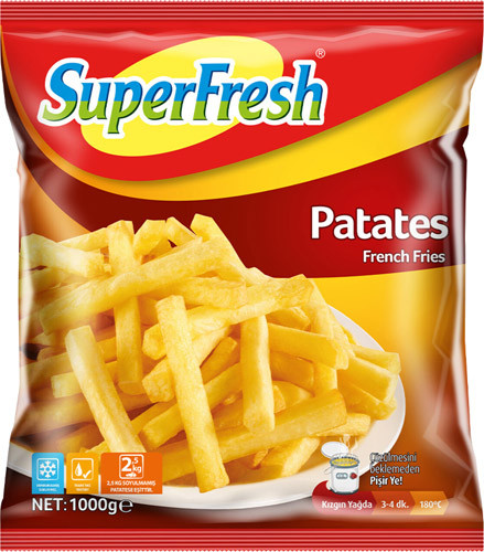 SÜPERFRESH PATATES PARMAK 1000GR