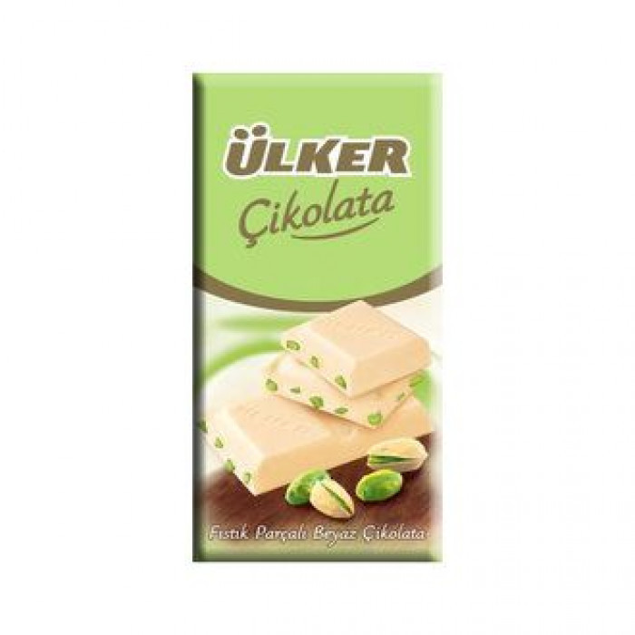 ÜLKER ANTEP FISTIKLI BEYAZ ÇİKOLATA 65G
