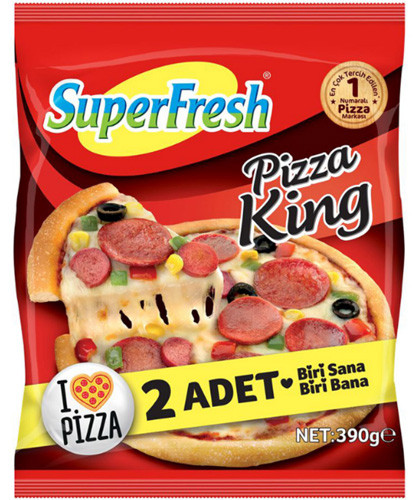 SÜPERFRESH PİZZA KİNG 2'Lİ 390GR