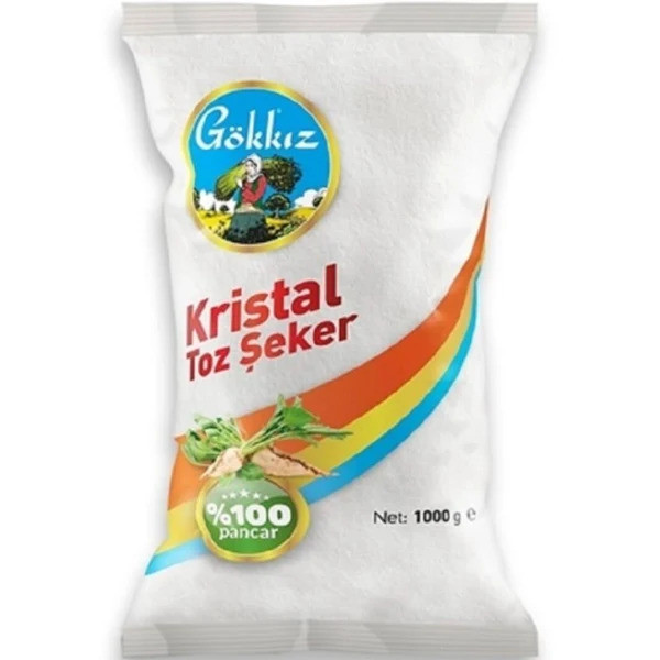 GÖKKIZ TOZ ŞEKER 1KG