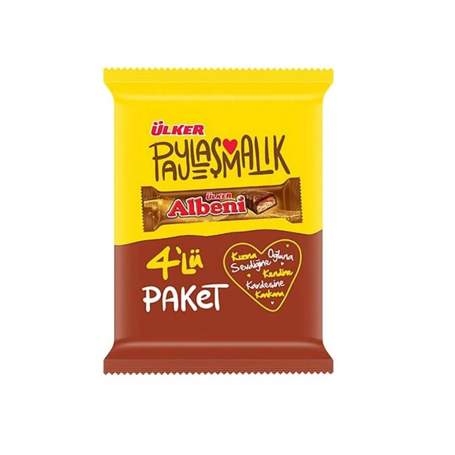 ÜLKER ALBENİ KAPL.BAR 4X40GR