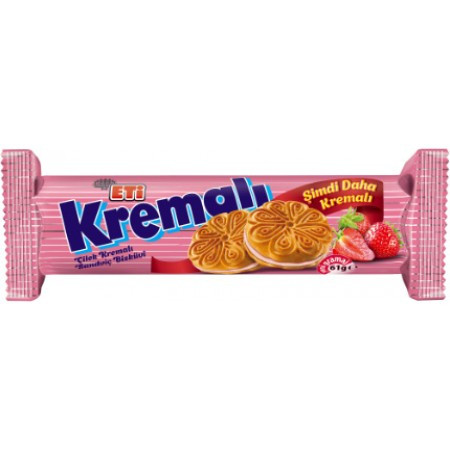 ETİ KREMALI ÇİLEKLİ 61GR