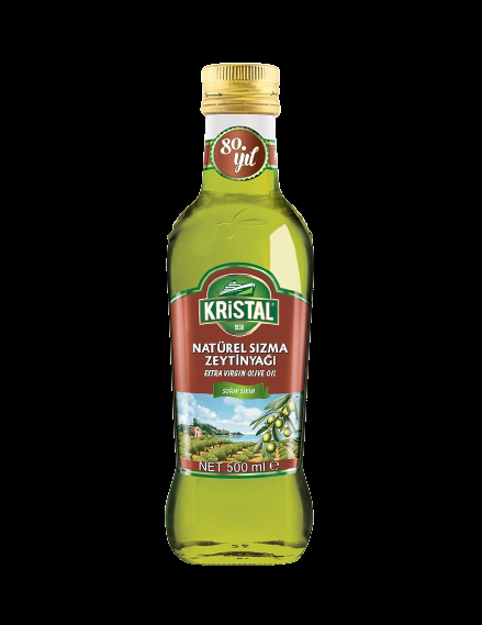 KRİSTAL NATÜREL SIZMA ZEYTİN Y.500ML