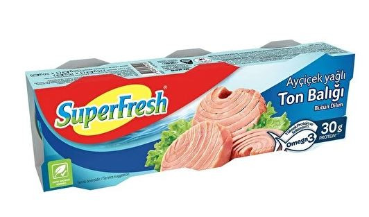 SÜPERFRESH A.YAĞ TON BLK.3X75GR