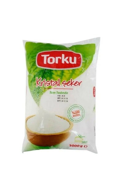 TORKU KRİSTAL TOZ ŞEKER 3000GR