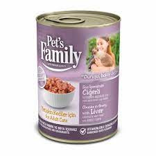 PET'S FAMİLY KEDİ MAMA KONS.CİĞERLİ 410GR