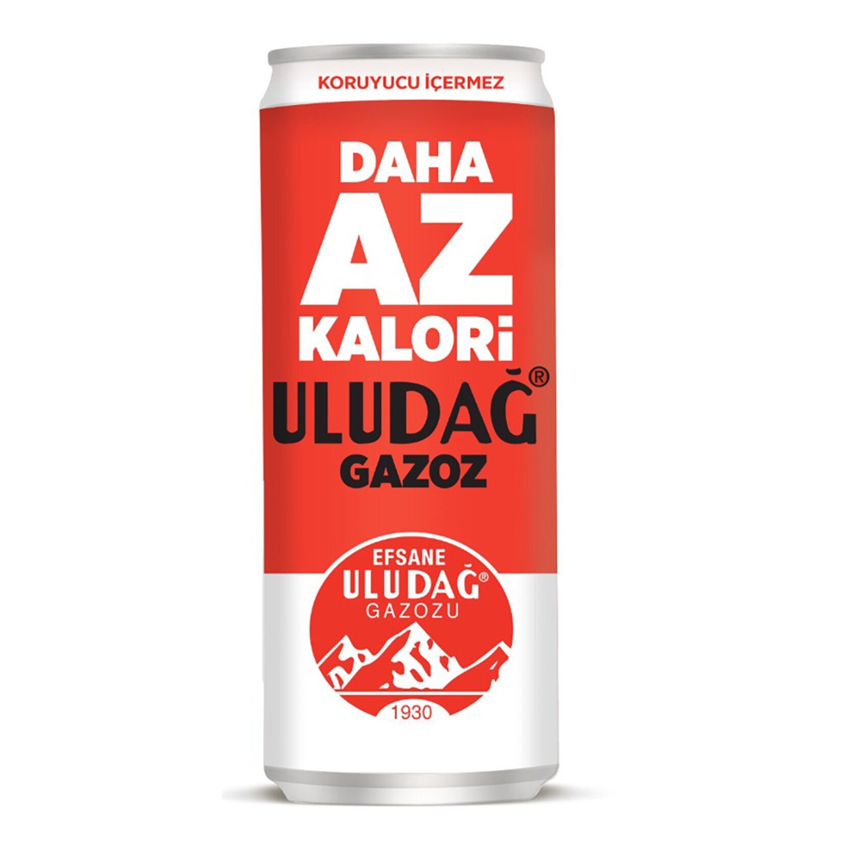 ULUDAĞ EFS.GAZOZ AZ ŞEKERLİ 330ML TNK.