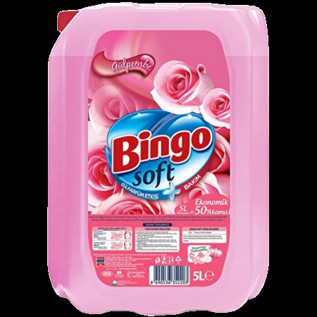 BİNGO SOFT GÜL PEMBE 5LT