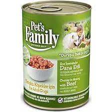 PET'S FAMİLY KÖPEK MAMA KONS.DANA ETLİ YAVRU 410GR