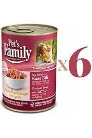 PET'S FAMİLY KÖPEK MAMA KONS.KUZUETLİ YAVRU 400GR
