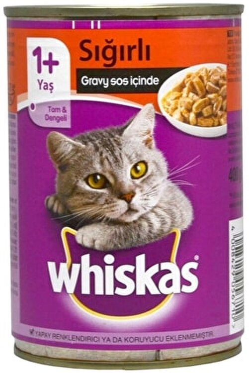 WHİSKAS KON.BİFTEK 400GR