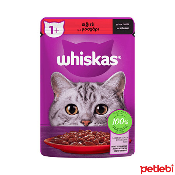 WHİSKAS POUCH SIĞIRLI 85GR