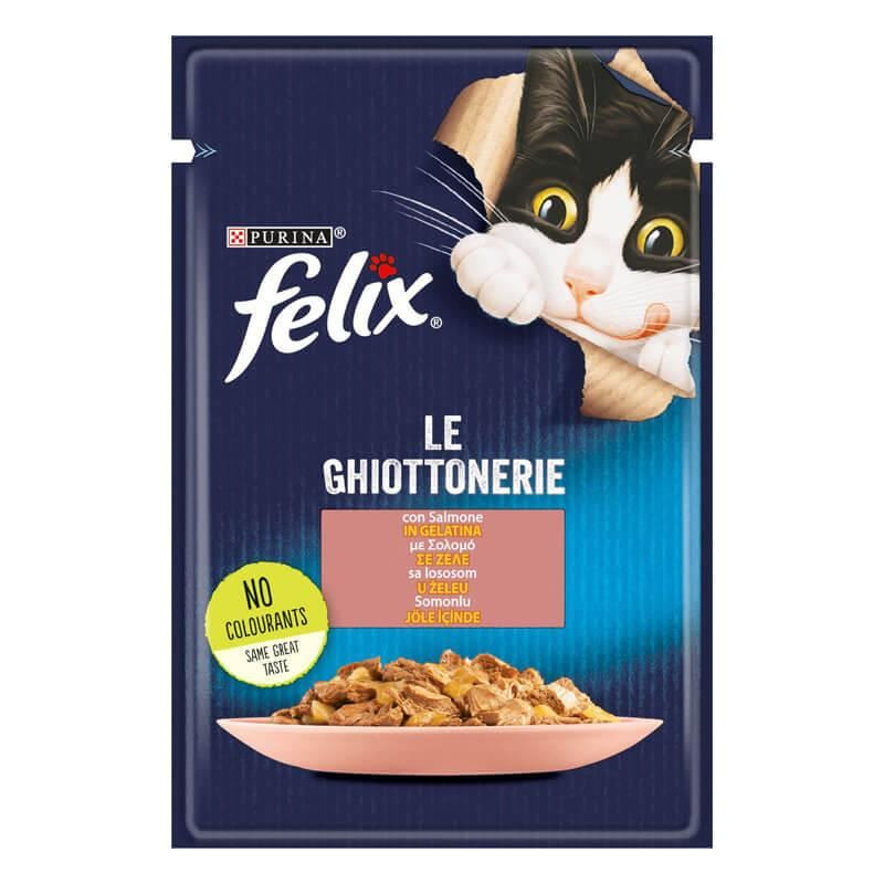 FELİX POUCH SOMONLU KEDİ YAŞ MAMA 85GR