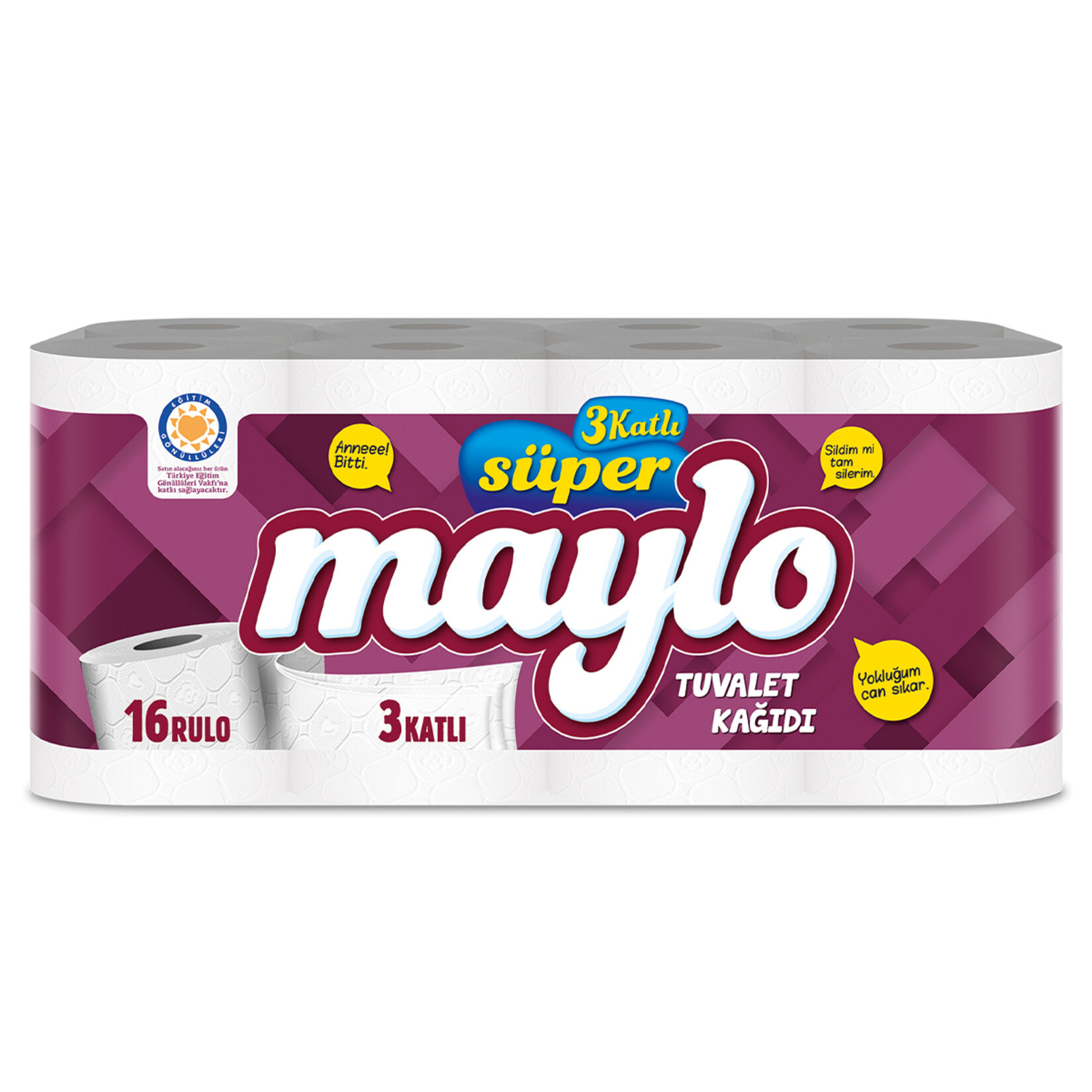 MAYLO TUVALET KAĞIDI 3KATLI 16'LI