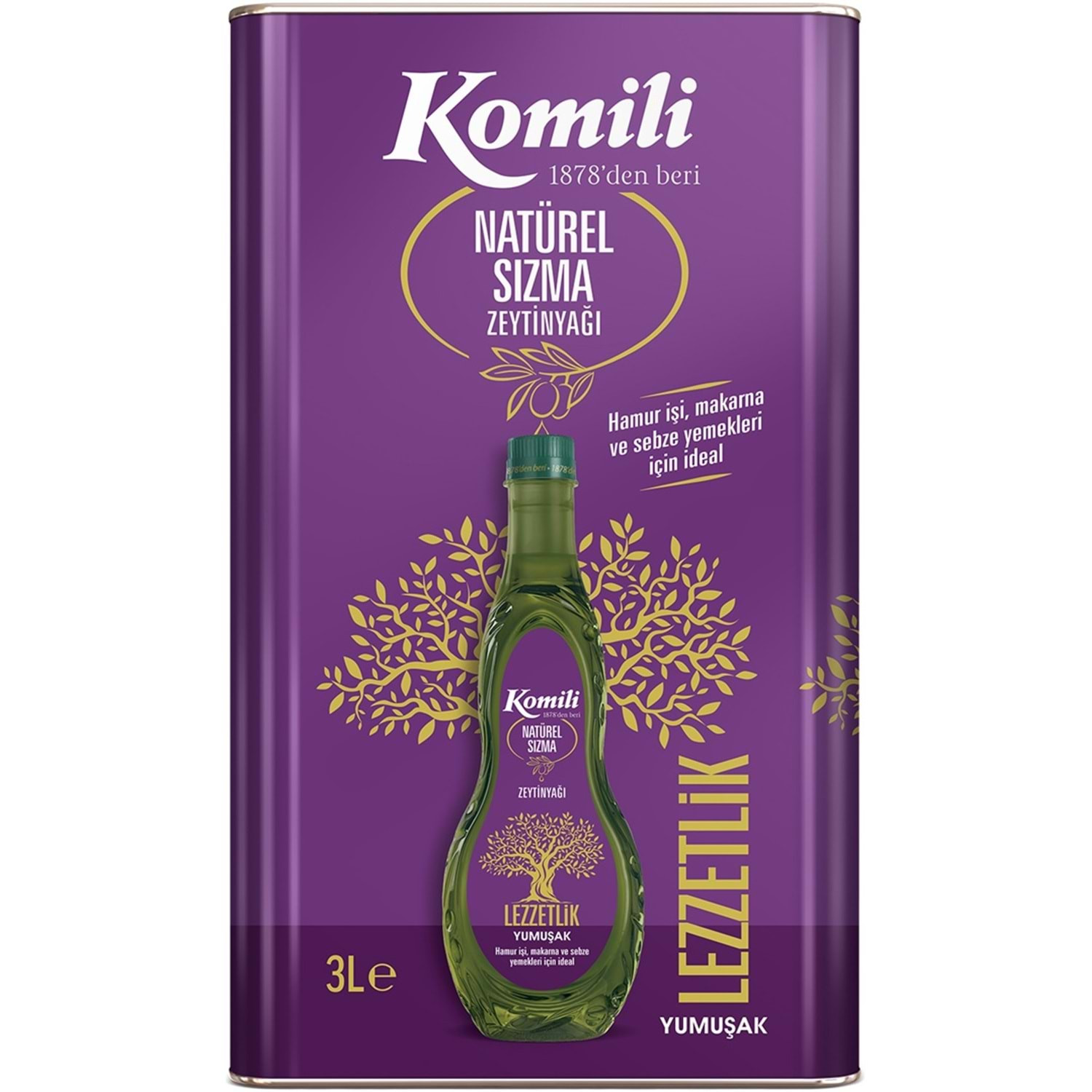 KOMİLİ SIZMA ZEYTİNYAĞ EGE 3LT