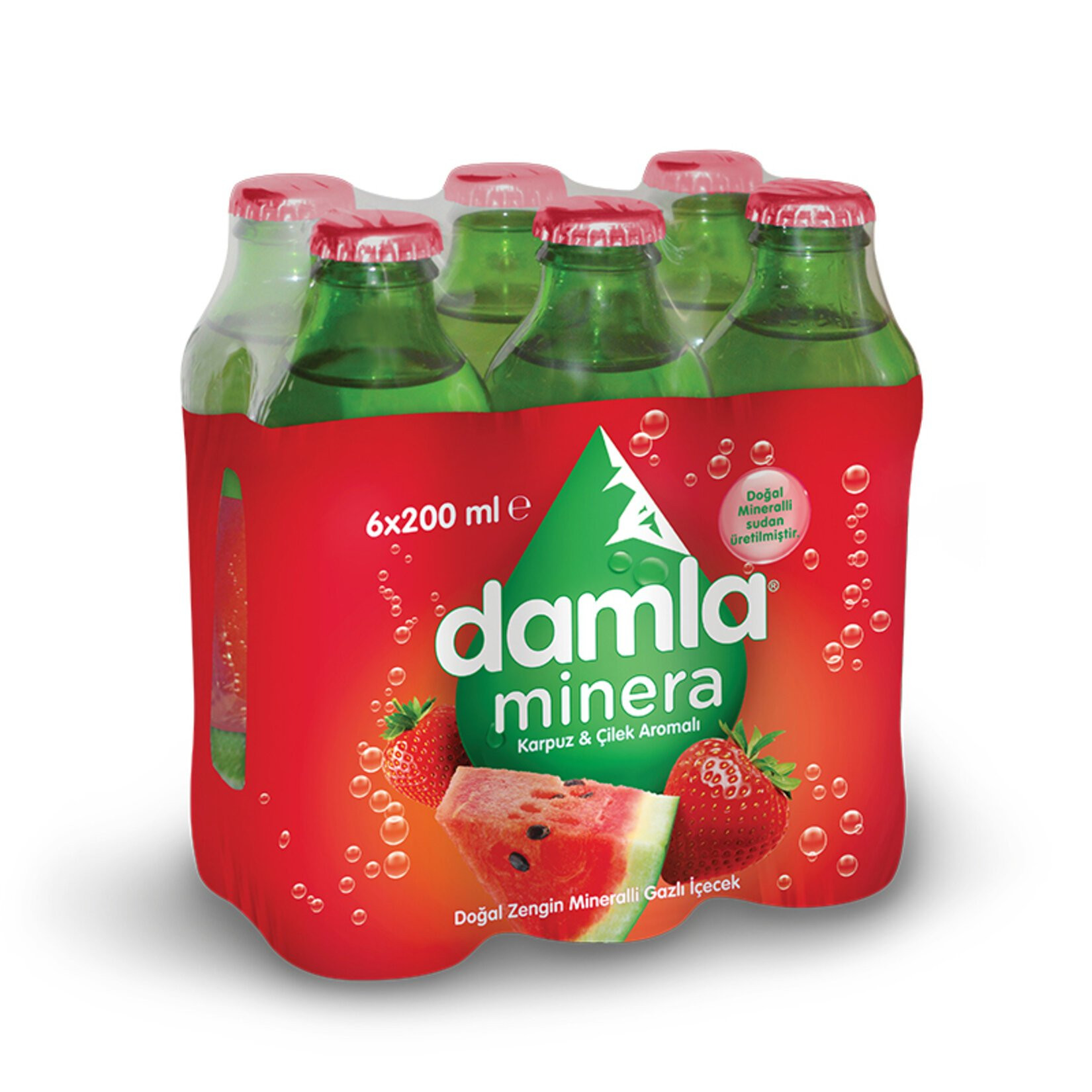 DAMLA MİNERA ÇİLEK KARPUZ 200ML