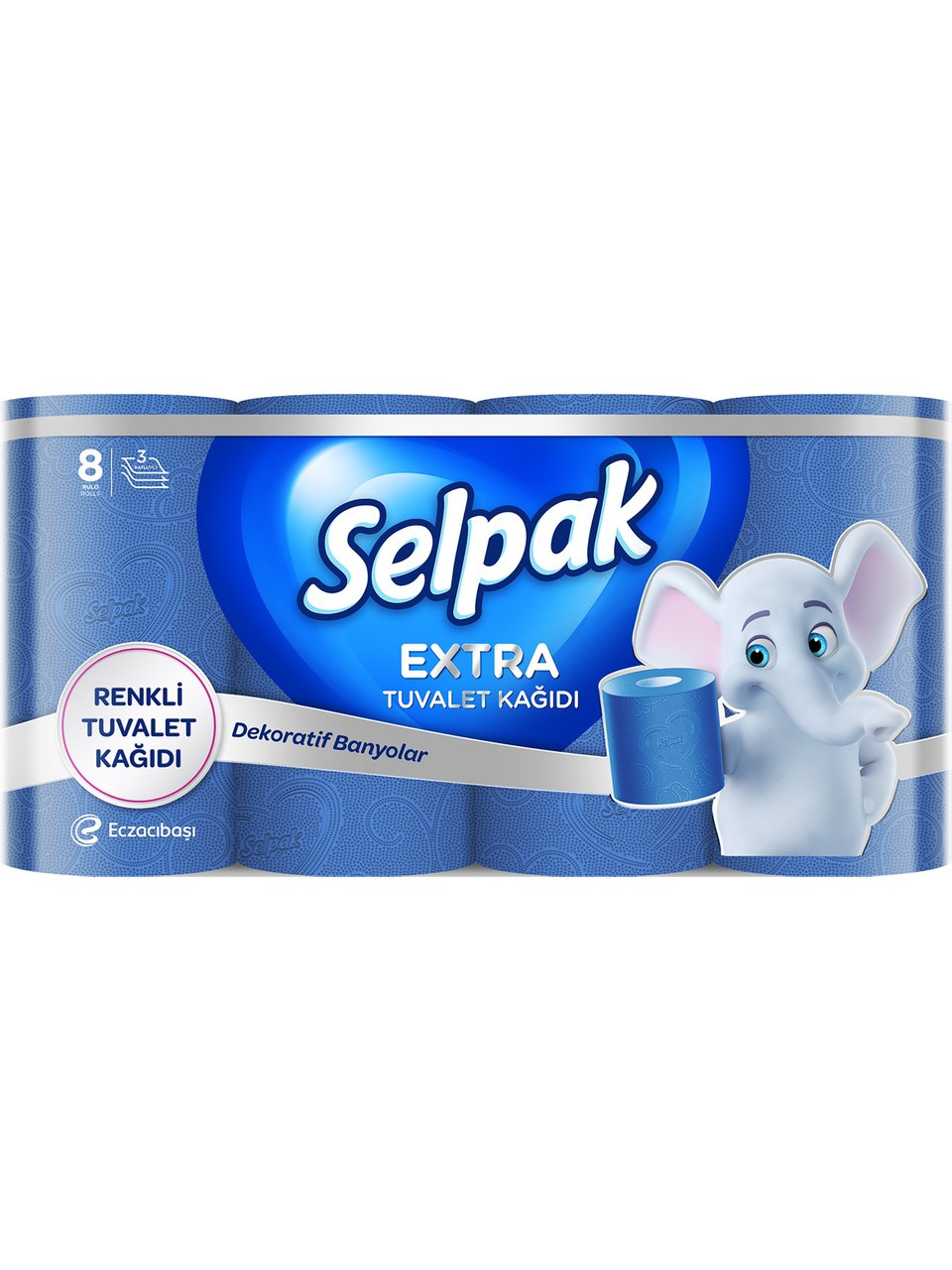 SELPAK TUVALET KAĞIDI EXTRA RENKİ 8'Lİ