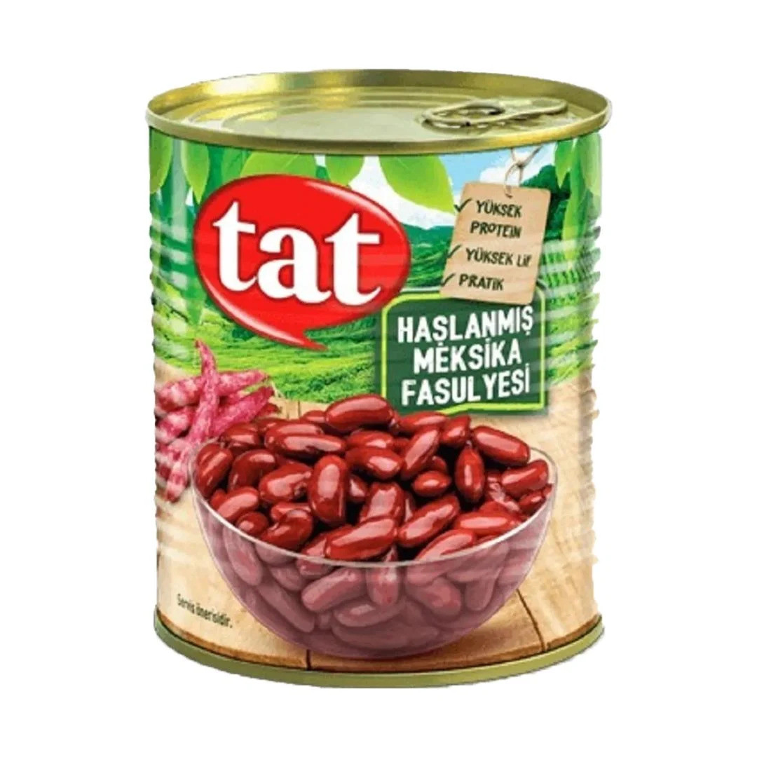 TAT HAŞLANMIŞ MEKSİKA FASULYESİ 820GR