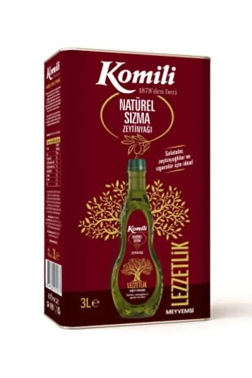 KOMİLİ SIZMA ZEYTİNYAĞ NAT.3LT
