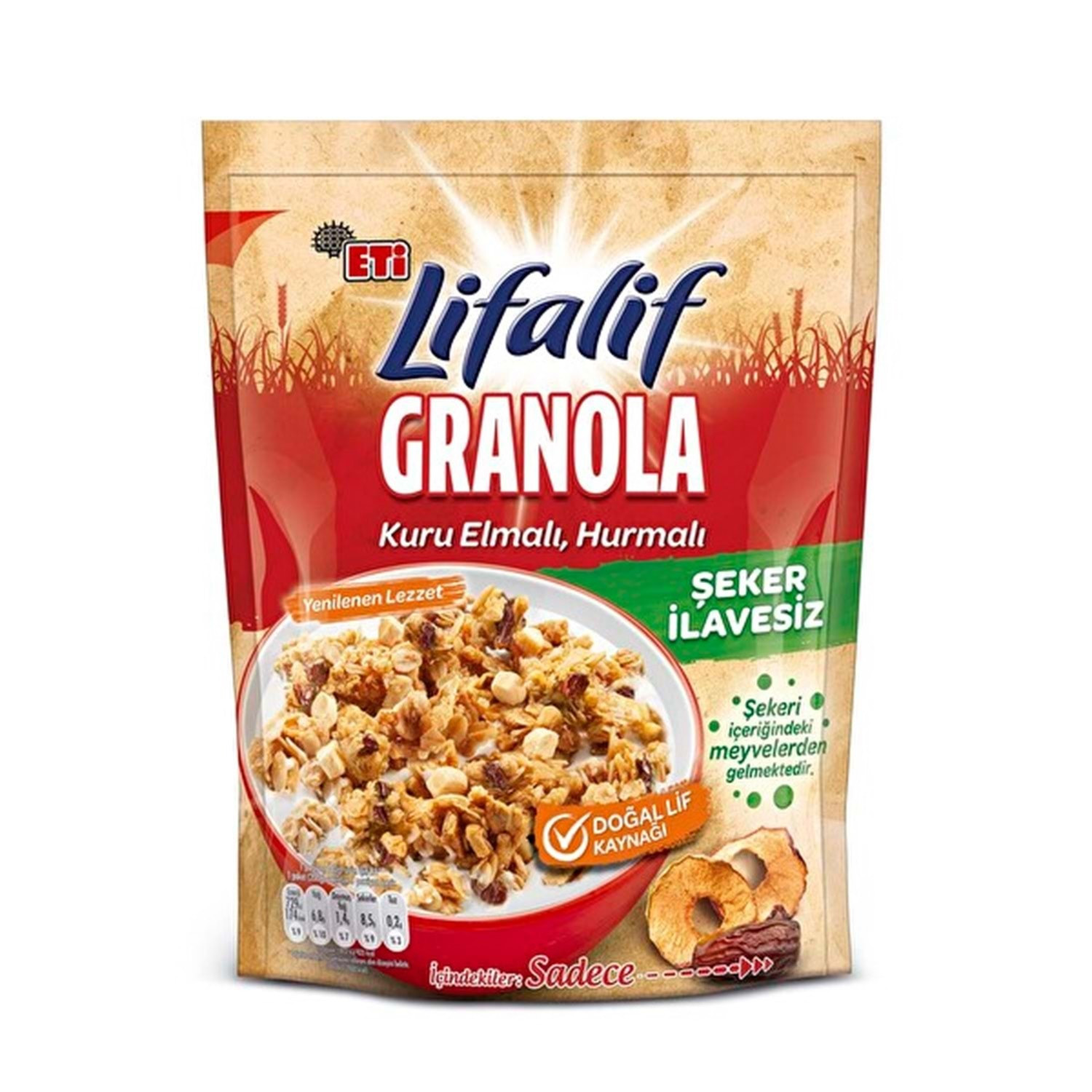 ETİ LİFALİF GRANOLA ELMA HURMA 200GR