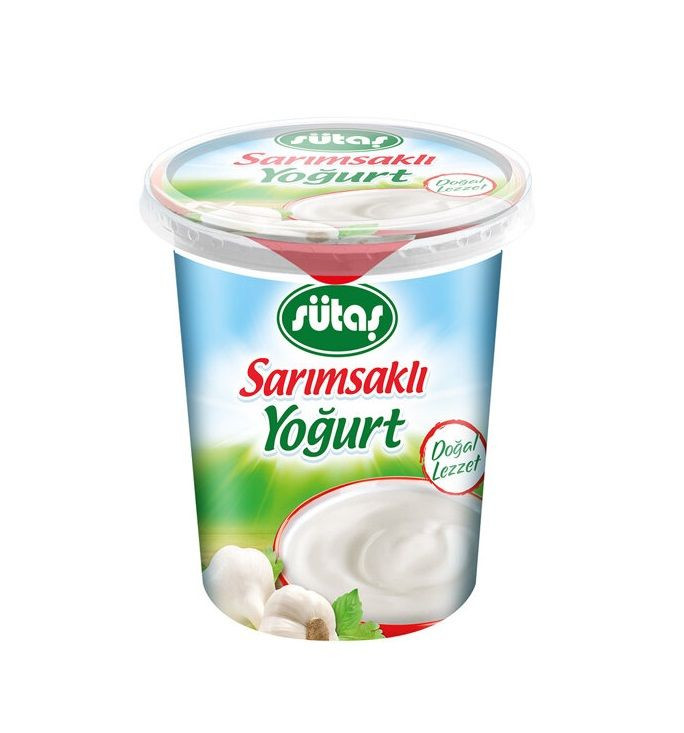 SÜTAŞ SARIMSAKLI YOĞURT 500GR