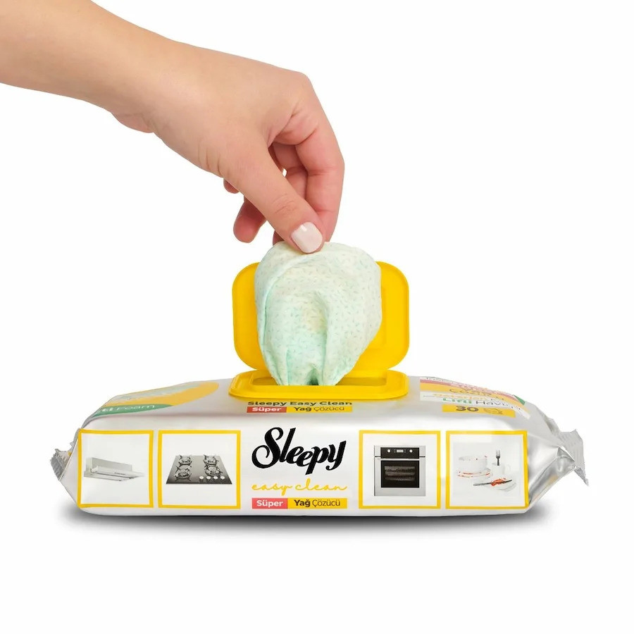 SLEEPY YÜZEY TEM.YAĞ ÇÖZÜCÜ 30'LU