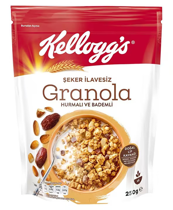 ÜLKER KELL.NAS.GRANOLA HURMA-BADEM 250GR