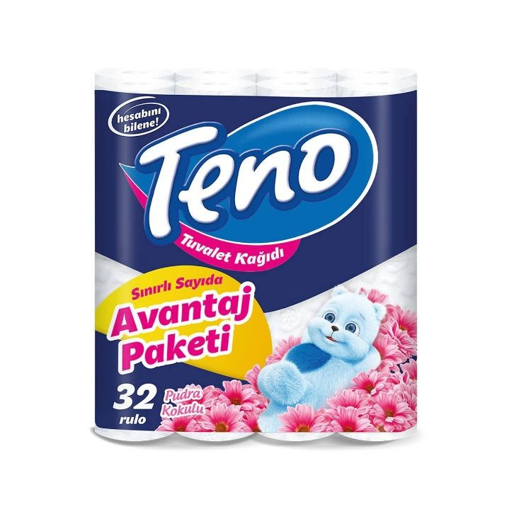 TENO TUVALET KAĞIDI 2'KATLI 32'Lİ PARFÜMLÜ