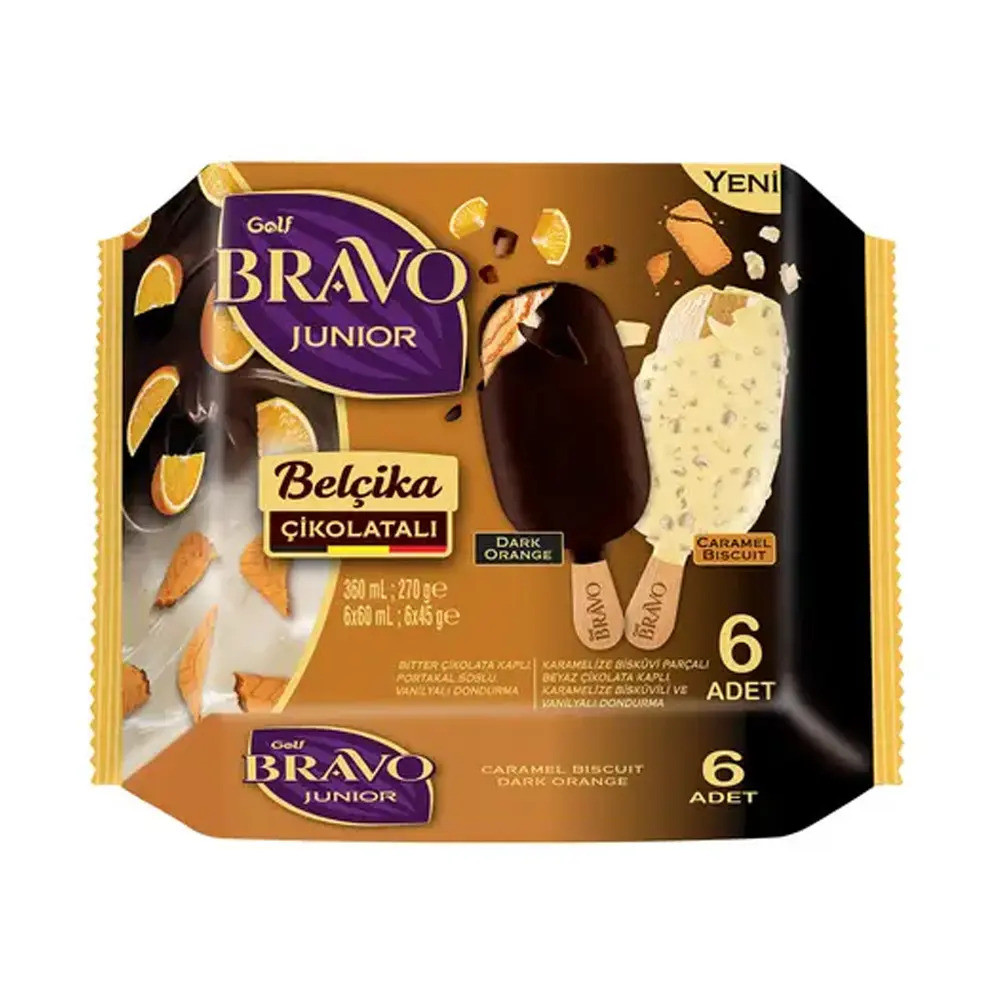 GOLF BRAVO JR.MP.ORG.DRK-CRML 360ML
