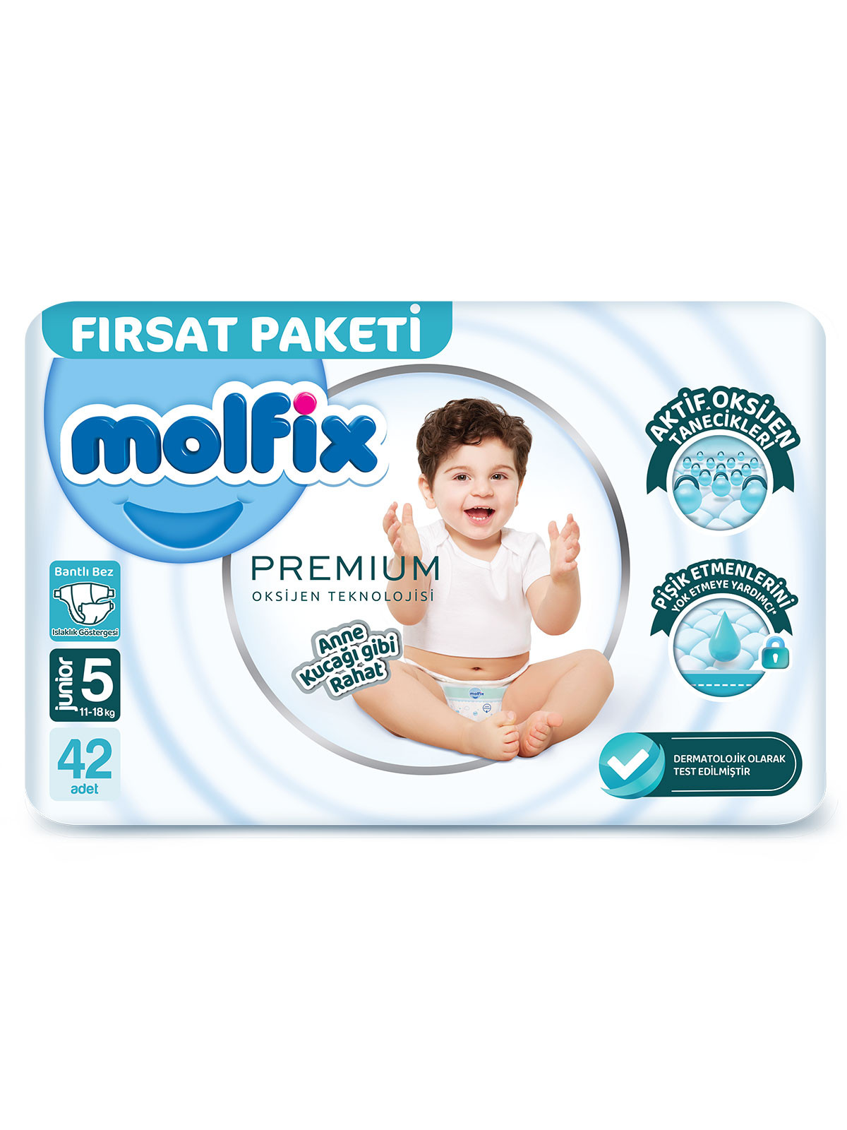 MOLFİX FIRSAT OXY.BEBEK BEZİ NO(5) 42'Lİ