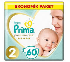 PRİMA PREMİUM BEBEK BEZİ (NO2)60'LI