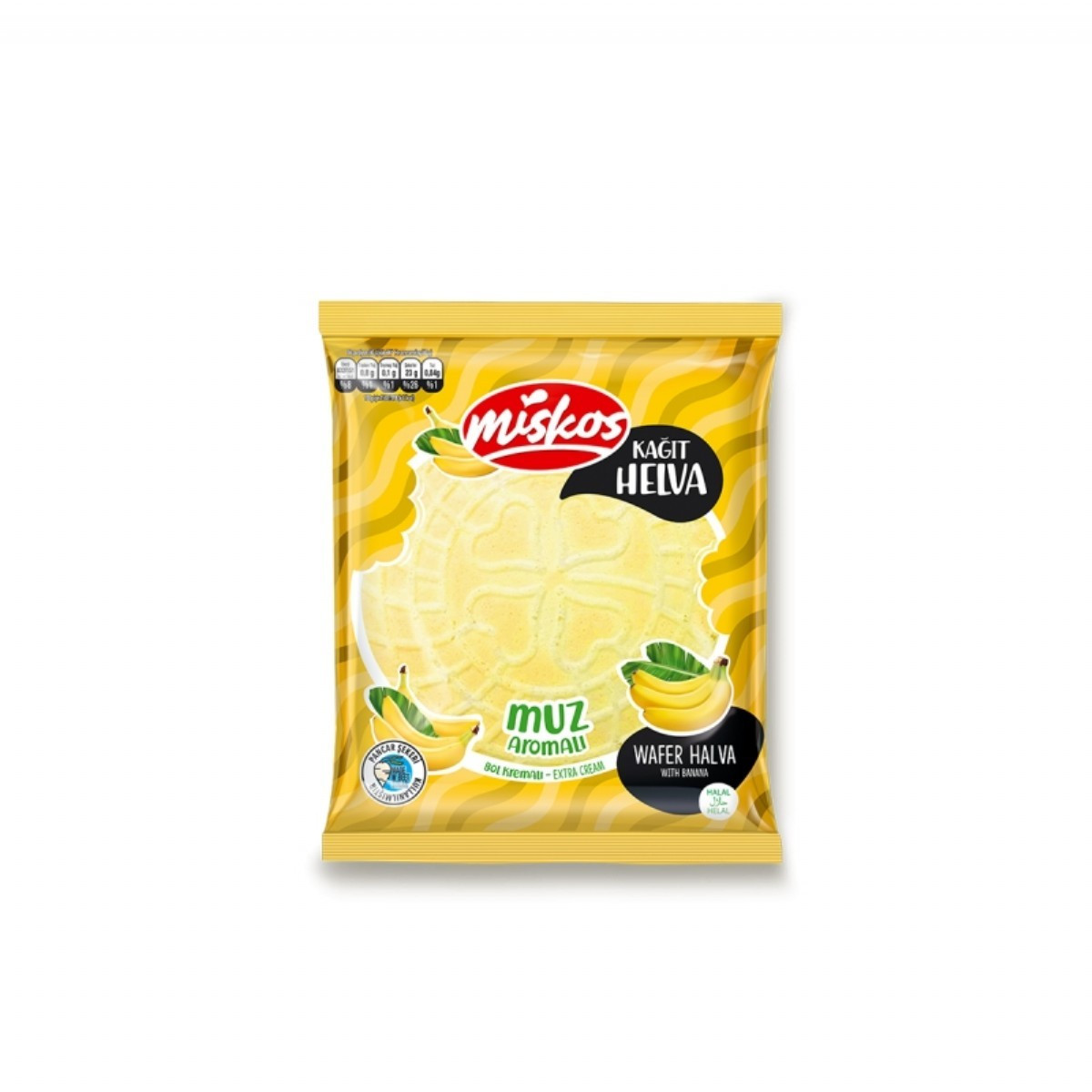 MİSKOS MUZLU KAĞIT HELVA 45GR