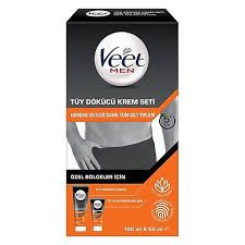 VEET MEN TÜY DÖKÜCÜ KREM SET  ÖZEL BÖLGELER İÇİN 100+50ML
