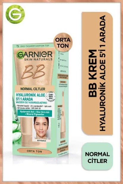 GARNİER CİLT KUSURSUZ.BB KREM ORTA TON 50ML