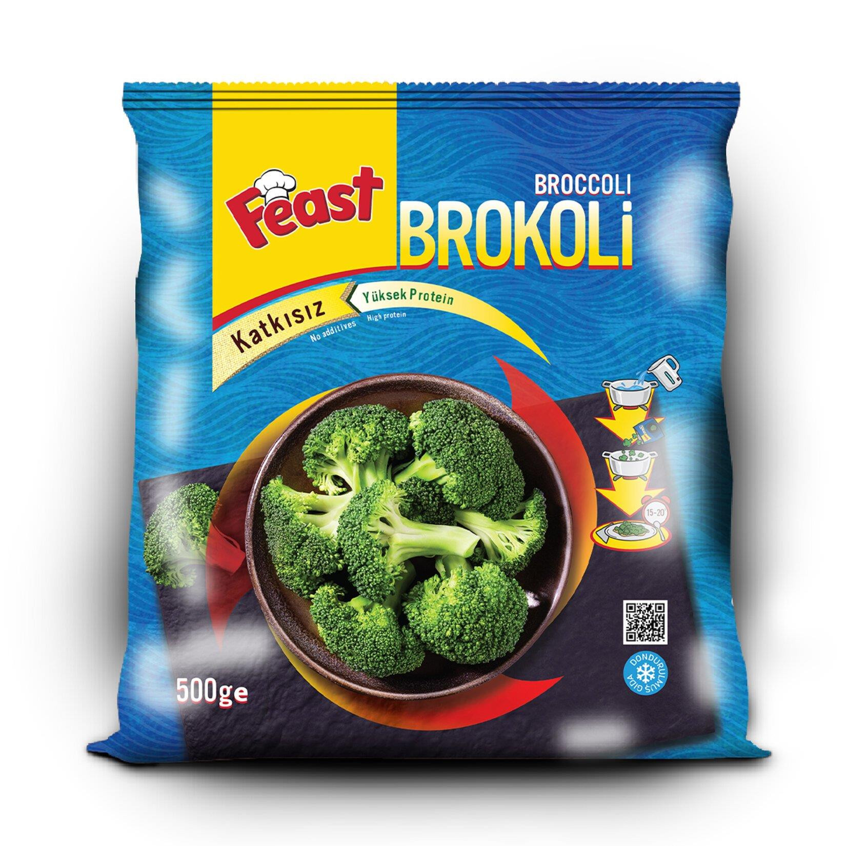 FEAST BROKOLİ DONUK 500GR